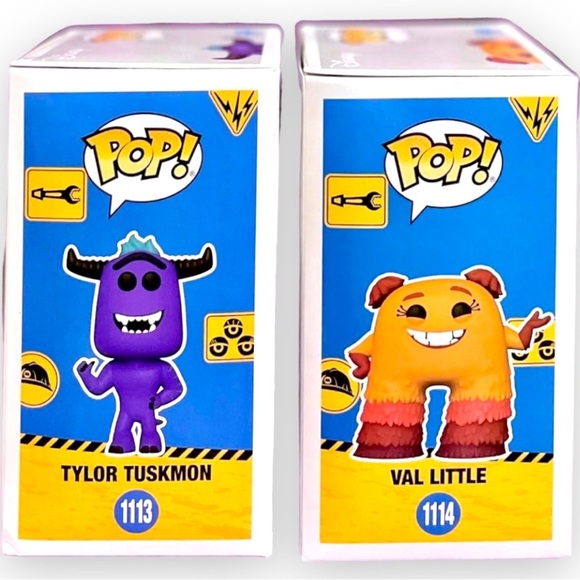 🆕 2 FUNKO POP! FIGURES - MONSTERS AT WORK - TYLOR TUSKMON + VAL LITTLE ~ Disney - Picture 7 of 9